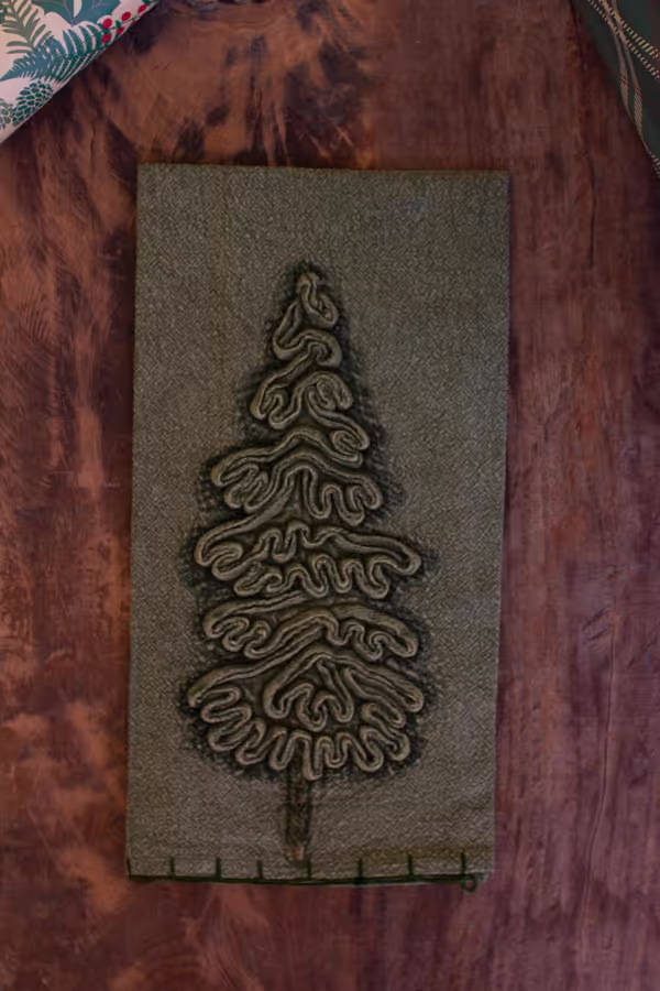 Set of 3 Christmas Tree Kitchen Towels