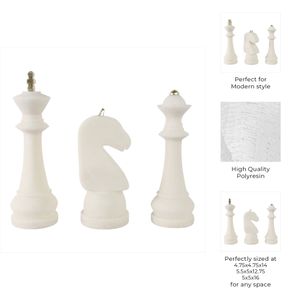 PAGEGROVE SET OF 3 WHITE DECOR 16 (IN) 10