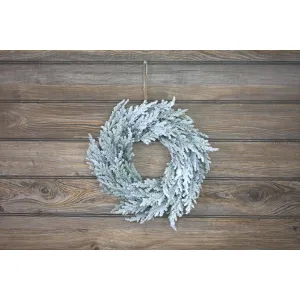Frosted Cedar Berry 12in Wreath 1