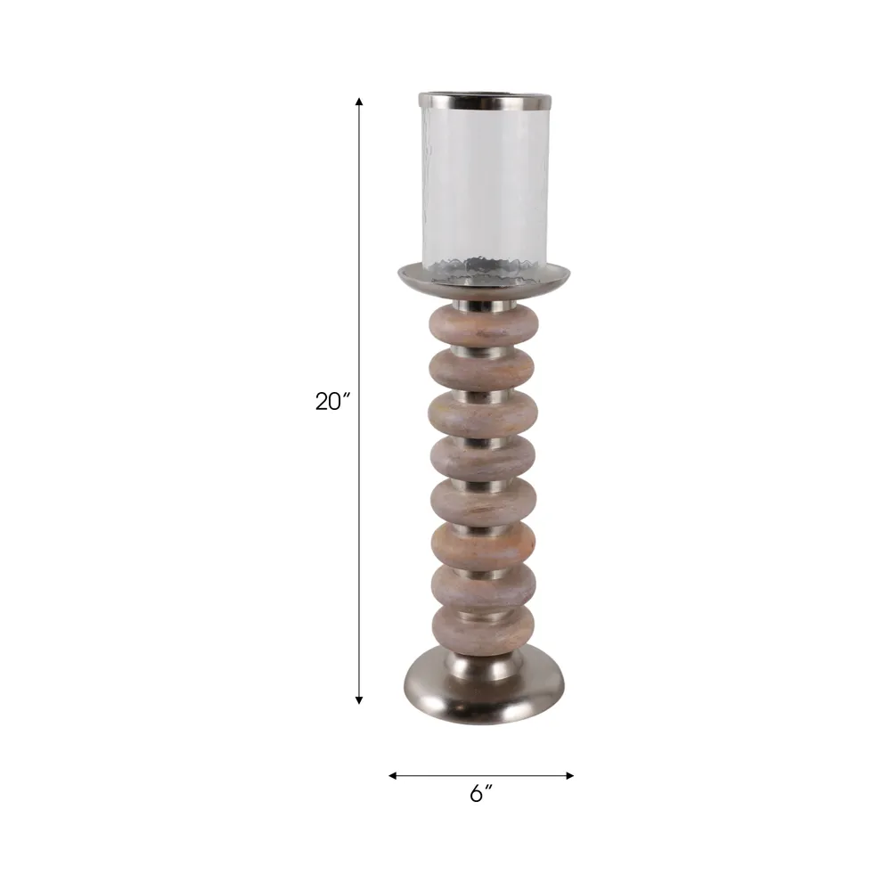 CULLENLAND TAN CANDLE HOLDER 20 (IN)