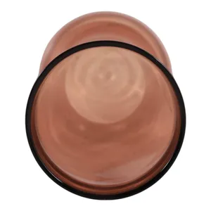 HOLLISBEACH BROWN GLASS VASE 20 (IN) 7