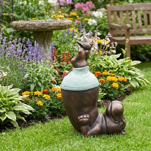 BONDLAND BRONZE GARDEN STATUARY 17 (IN) 2