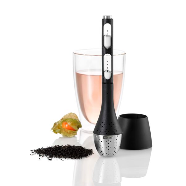 ADHOC SANTEA Tea Egg w/HourGlass, 4x21.5cm/1.6x8.5