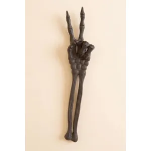 Cast Iron Skeleton Peace Sign 3