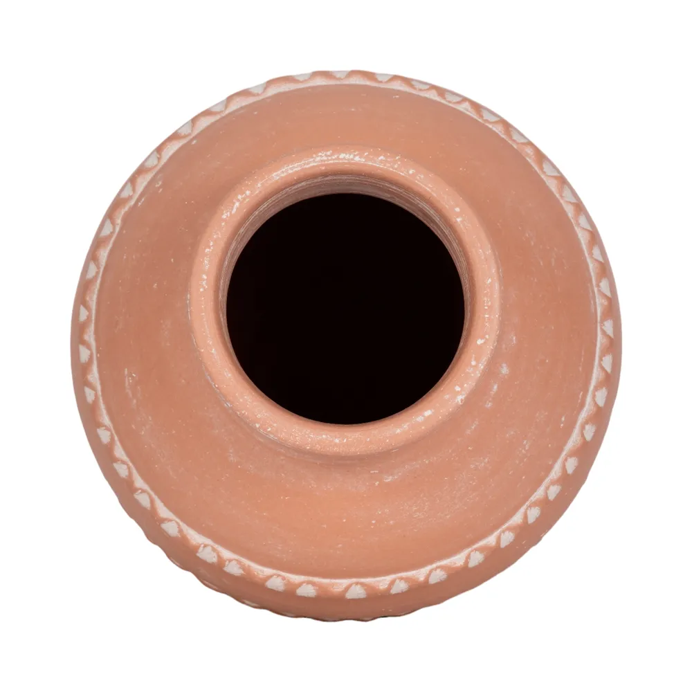 CLAYTONWORTH RED VASE 12 (IN)