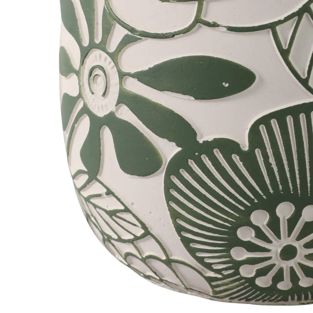 KAYEFORD SET OF 2 WHITE PLANTER 8 (IN)