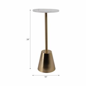 ERWINSTONE WHITE TABLE 23 (IN) 9