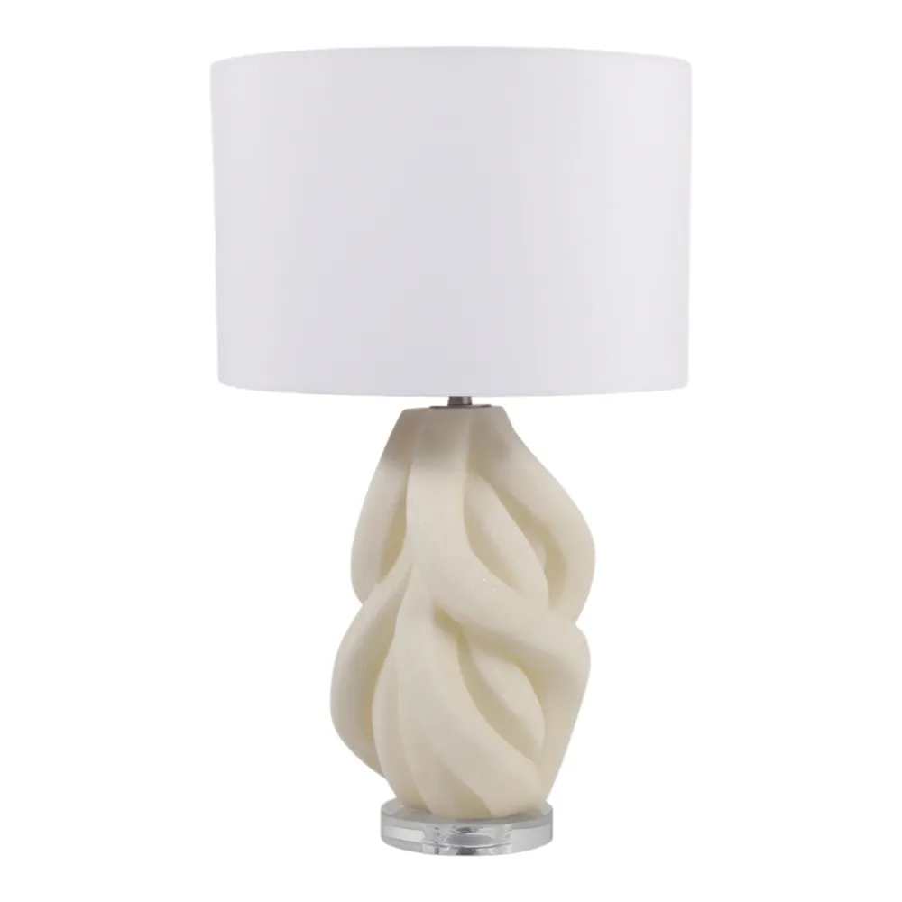 ROSEPORT IVORY LAMP 26 (IN)