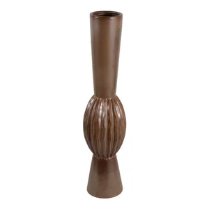 EATONCROSS BROWN VASE 30 (IN) 4
