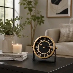 GLASTONLEY BLACK CLOCK 7 (IN) 13