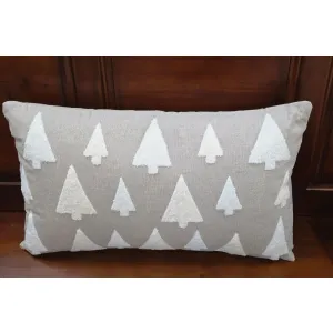 Beige Rectangle Tree Pillow 12x19.5x1in 2