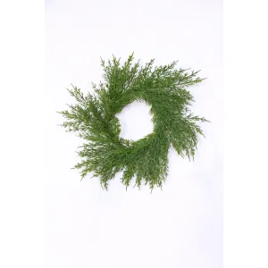 Evergreen Cedar 6.5in Candle Ring 4