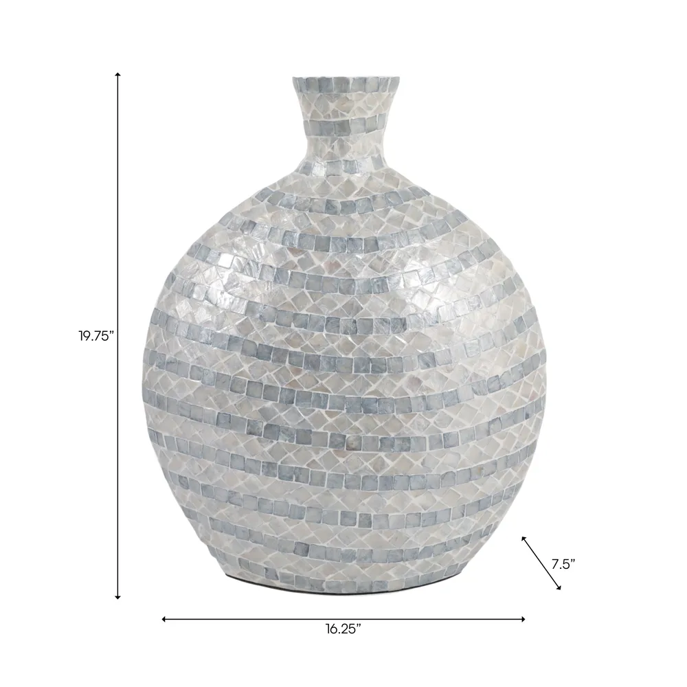 EWINGGATE BLUE VASE 20 (IN)