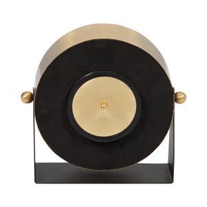 GLASTONLEY BLACK CLOCK 7 (IN) 5