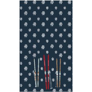 Nordic Ski Navy Eco Kitchen Tea Towel 3