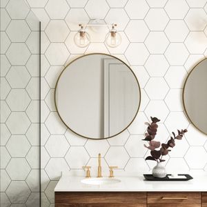 Boudreaux 15'' Wide 2-Light Vanity Light - Matte White 7
