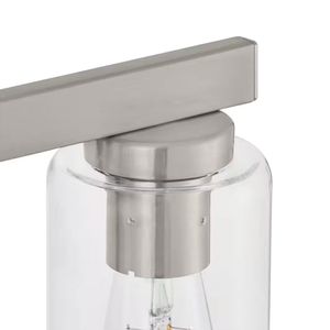 Melina 22'' Wide 3-Light Vanity Light - Brushed Nickel 4