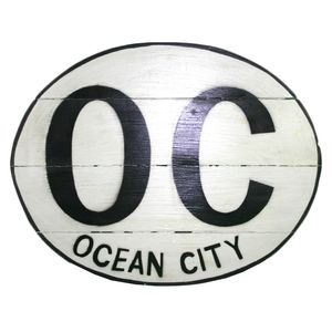 19" OCEAN CITY, OC WALL PLAQUE 1