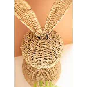 Set of 2 Giant Woven Vine Rabbits 4
