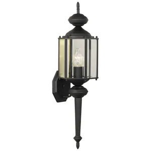 Brentwood 25.75'' High 1-Light Outdoor Sconce - Black 1