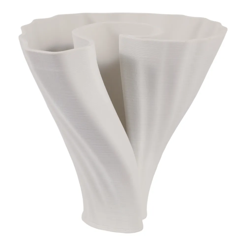 WRENMORE WHITE VASE 9 (IN)
