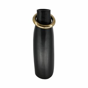 ENOCHCROSS BLACK VASE 18 (IN) 4