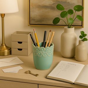 DUNBARMILL GREEN PENCIL CUP 5 (IN) 12