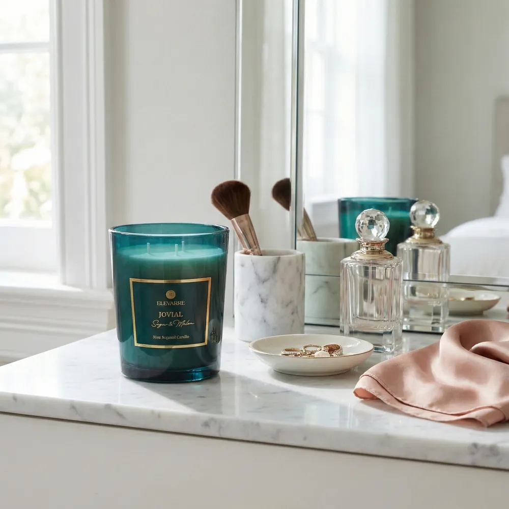 ROWANSTONE JOVIAL SUGAR & MELON CANDLE 7 (IN)