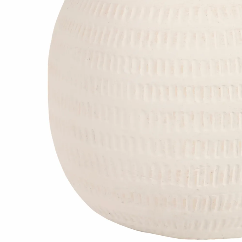 MORRISCLIFF WHITE VASE 14 (IN)