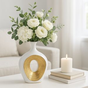HARDENCLIFF WHITE VASE 13 (IN) 11