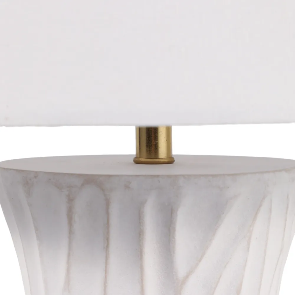 CASEYCROSS WHITE LAMP 26 (IN)