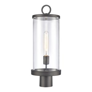 Hopkins 20.75'' High 1-Light Outdoor Post Light - Charcoal Black 1