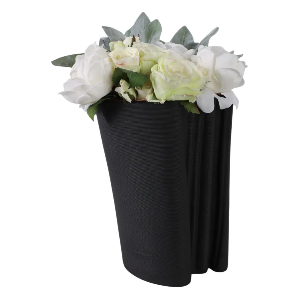 CLYDESIDE BLACK VASE 12 (IN)