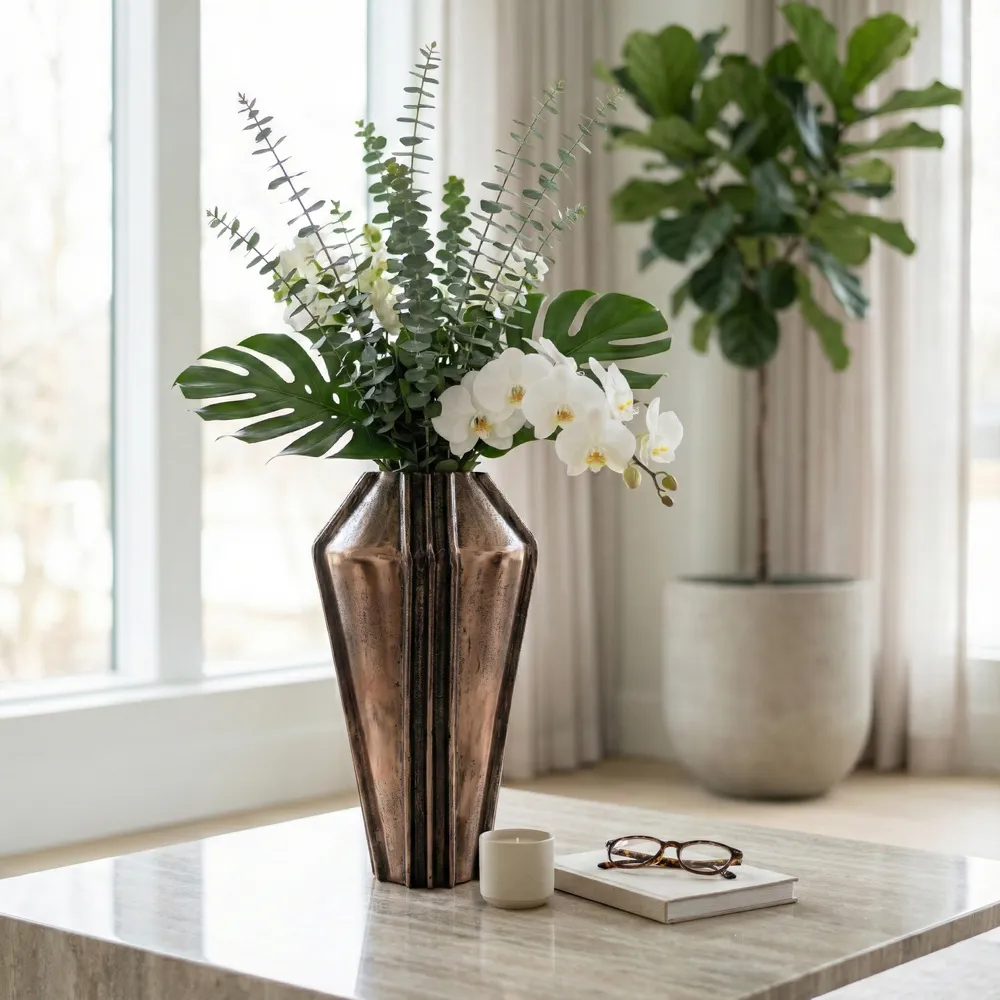 TILTONCROSS BRONZE VASE 17 (IN)