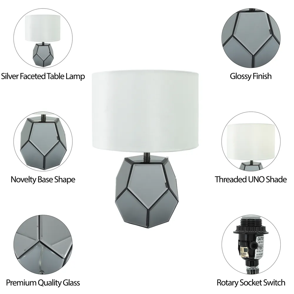 GALELAND SILVER LAMP 18 (IN)