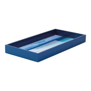Coastal View Rectangular Lacquer Serving Tray 5
