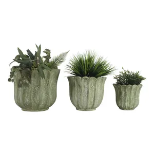 CASPERBROOK SET OF 3 GREEN PLANTER 13 (IN) 3