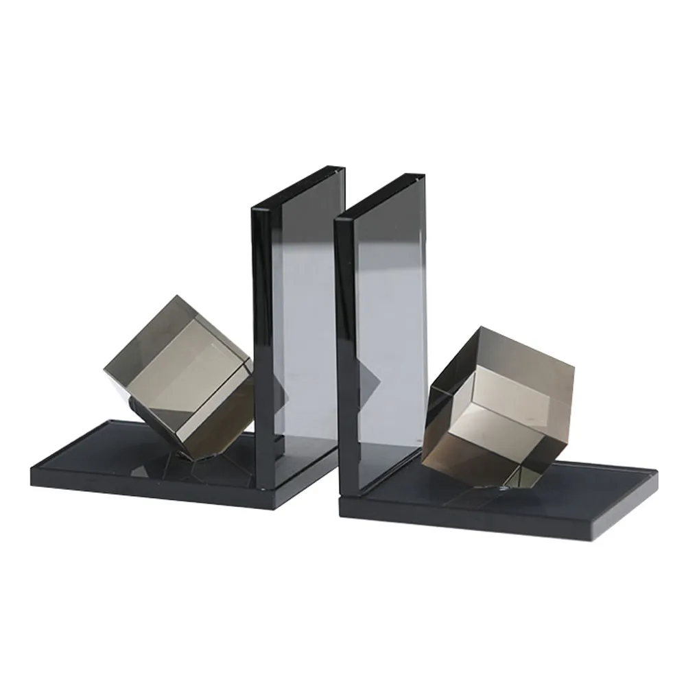 HALSEYGROVE SET OF 2 BLACK BOOKENDS 7 (IN)