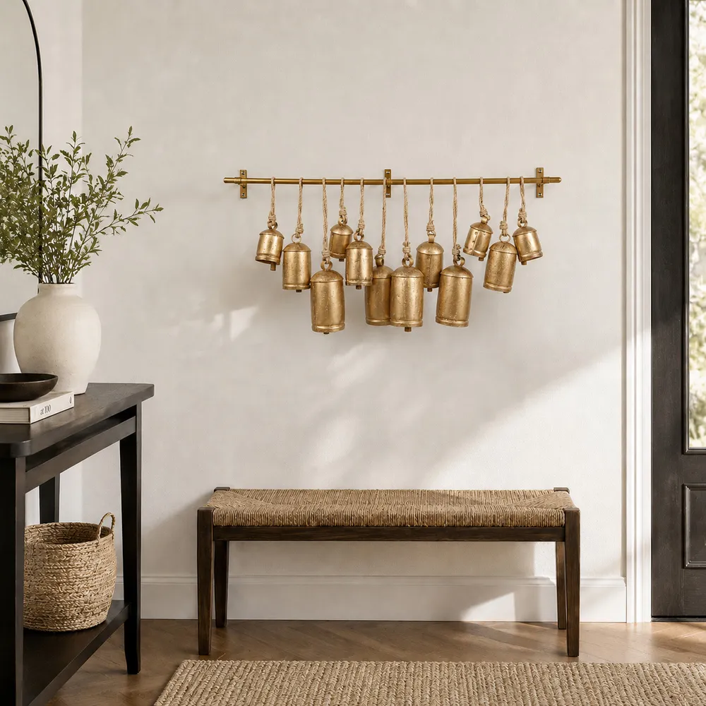 BOLTONOAK GOLD WALL HANGING 20 (IN)