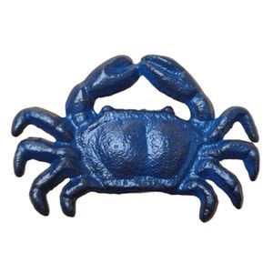2-1/2" CRAB DRAWER PULL DARK BLUE C/I 1