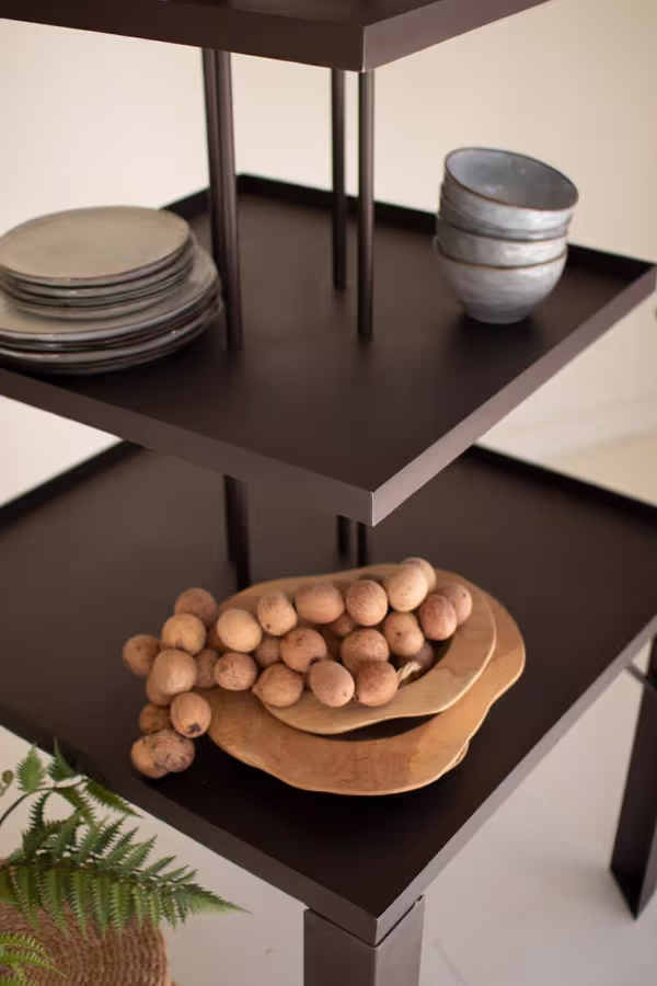 Four-Tiered Square Metal Store Display