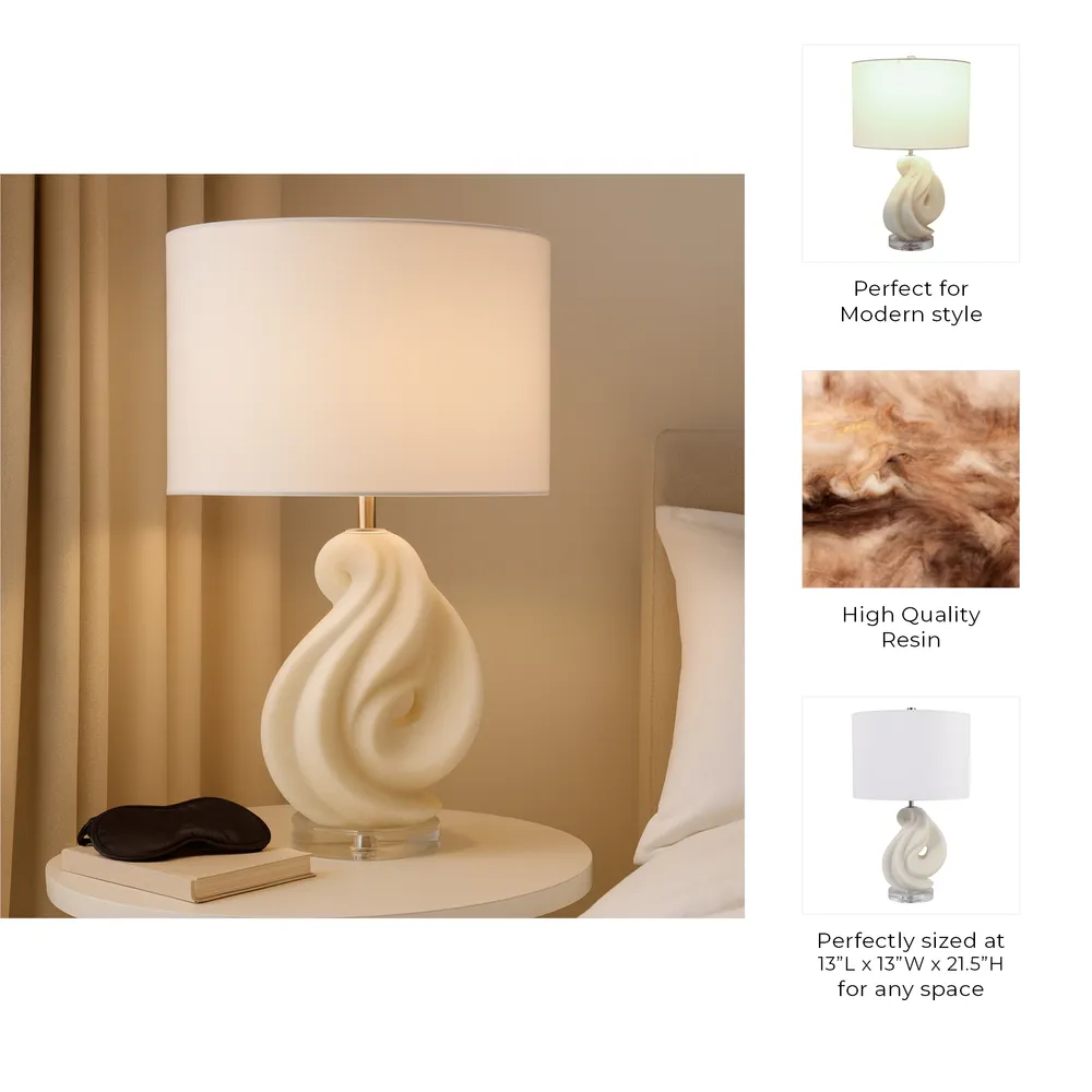 HARKENLAKE WHITE LAMP 22 (IN)