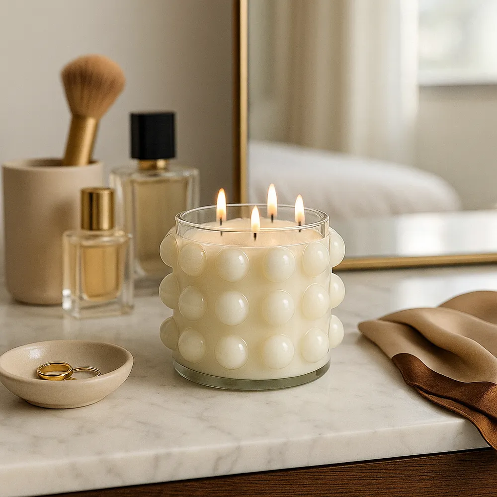 BUFORDHAM IVORY CANDLE 7 (IN)