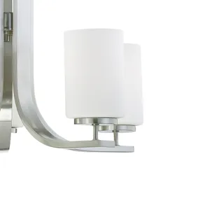 Pendenza 23.5'' Wide 5-Light Chandelier - Brushed Nickel 4