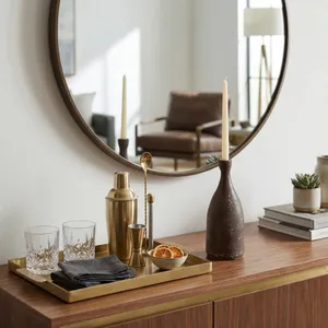 PAXTONCLIFF BROWN CANDLE HOLDER 11 (IN) 8