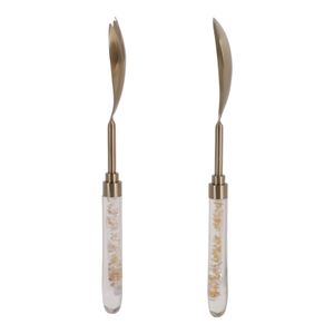 BRECK SET OF 2 WHITE SERVEWARE 1 (IN) 6