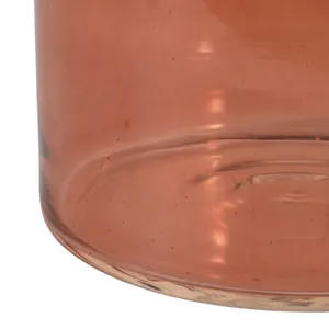 HOLLISBEACH BROWN GLASS VASE 16 (IN) 6