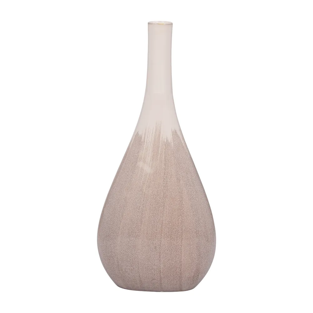 GASTONLAND WHITE VASE 19 (IN)