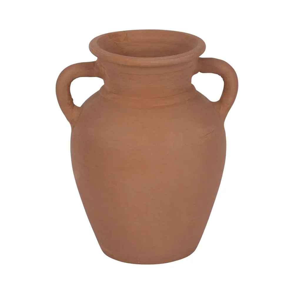 CARLINROSE BROWN VASE 10 (IN)