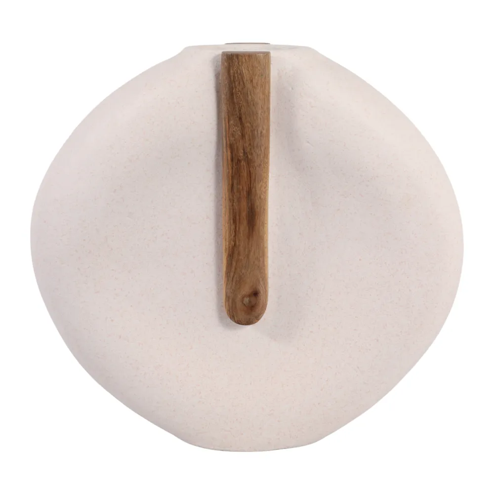 FINTONSIDE WHITE VASE 18 (IN)